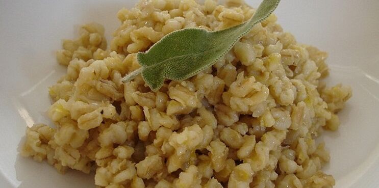 Barley porridge for weight loss